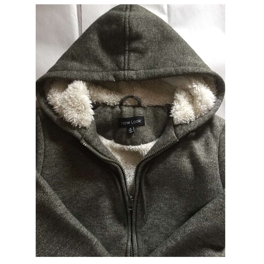 Zip fur hoodie